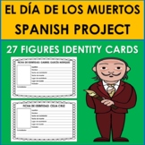 El Día de los Muertos: Spanish Project Worksheets (27 Iden