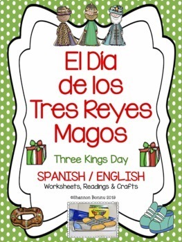 Preview of El Día del los Tres Reyes Magos - Three Kings Day activities - ENGLISH / SPANISH