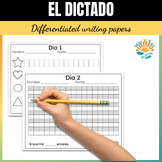 El Dictado Elementary Writing Papers Google Slides Dual Language