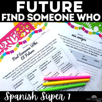 Preview of El Futuro Simple Future Tense Spanish Super 7 Review of simple future tense 