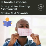 El Gordo: Novice Mid Interpretive Reading in Spanish