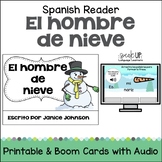 El Hombre de Nieve Spanish Snowman Winter Reader Print & D