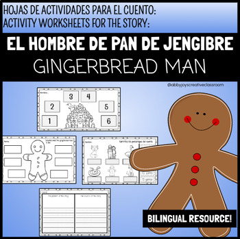Preview of El Hombre de Pan de Jengibre/Gingerbread Man Teaching Guide :)