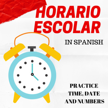 Preview of Listening Activity: El Horario Escolar (School Schedule)