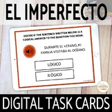 El Imperfecto Imperfect Tense in Spanish DIGITAL Task Card