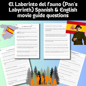 Preview of El Laberinto del Fauno Movie guide Spanish & English questions Spain Franco