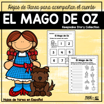 Tapiz de vocabulario: El mago de Oz (teacher made) - Twinkl