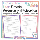 Spanish Environment and the Subjunctive Reading Activity 2
