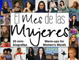 El Mes de las Mujeres Spanish Warm-ups - 20 Women's Month 