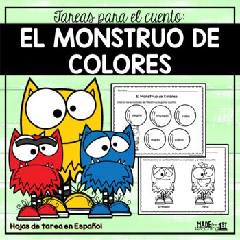 Preview of El Monstruo de Colores | Spanish Book Companion