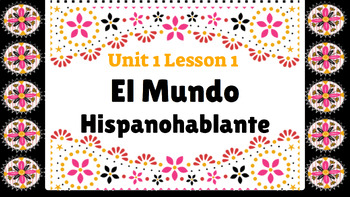 Preview of El Mundo Hispanohablante (Hispanic Heritage Month)