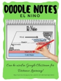 El Nino Doodle Notes& Anchor Chart Poster (Earth Science)