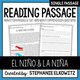 El Niño and La Niña Reading Passage | Printable & Digital