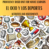 El Ocio / Los Deportes Unit for Spanish Novice Learners