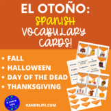 El Otoño: Fall Spanish Vocabulary Cards