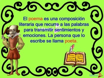 El Poema para Niños MATERIAL PARA IMPRIMIR by Editorial MD | TPT