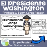Presidente Washington Spanish Presidents Day Reader | Prin