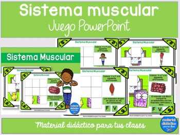 Preview of El Sistema Muscular Digital | PowerPoint 2021| Spanish Resources
