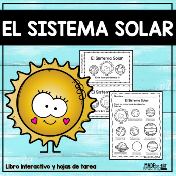 Preview of El Sistema Solar - Spanish Emergent Reader and Worksheets