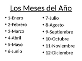 El Tiempo - Months, Seasons and Weather in Spanish