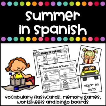 Preview of Summer in Spanish Activity Pack - El Verano