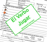 El Verbo Jugar (to play - Worksheet)