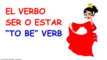 Preview of El Verbo "Ser y Estar" en español. PPT / SIN AUDIO.