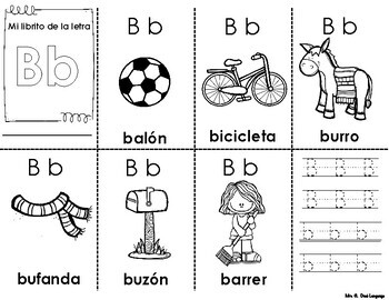 El alfabeto Spanish Alphabet Little Books by Mrs G Dual Language