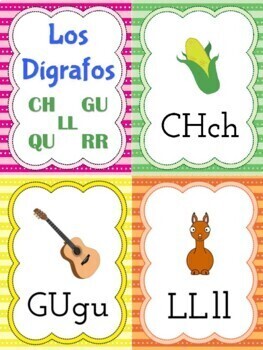 El alfabeto español - Spanish Alphabet: Letters&Digraphs - FLASHCARDS ...