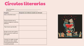 Preview of El amor en la literatura - Valentine's Day lesson!