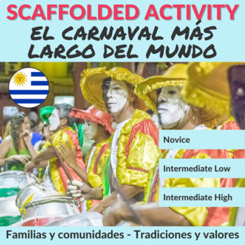 Preview of El carnaval mas largo - Scaffolded Cultural Activity: Familias y comunidades