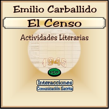 Preview of El censo by Emilio Carballido Study Prompts and Literary Activities