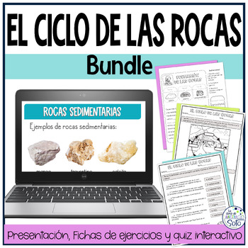 Preview of El ciclo de las rocas - Spanish Rock Cycle Bundle