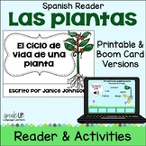 Spanish Plants las plantas Lifecycle Reader - Printable & 