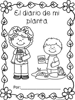 El diario de mi planta ~ Plant Journal (Spanish) by Blonde Bilingual