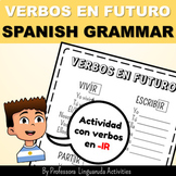 El futuro Actividad - Spanish Future Tense Worksheet NO PR