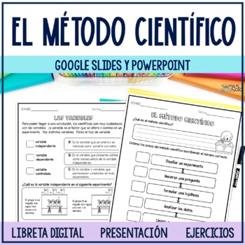 Preview of El método científico - Scientific Method in Spanish
