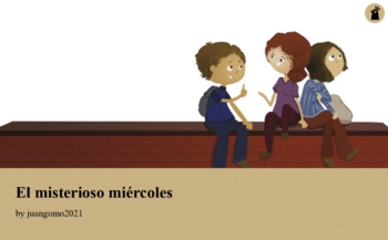 Preview of El misterioso miércoles. Spanish book