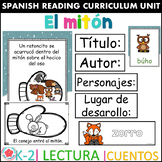 El miton, vocabulario, actividades y cuento Invierno Spanish