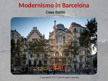 Descubrir Empleado Departamento Spanish cultural activity: El modernismo by Profe mediterranea | TPT