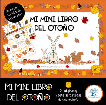 Preview of El otoño, Mi mini libro del otoño,  Autumn Fall printable Spanish mini-book