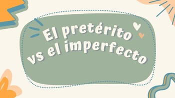 El pretérito vs el imperfecto by Pamela Ramirez | TPT