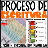 El proceso de escritura Spanish Writing Process Posters & 