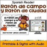 Ratón de campo y ratón de ciudad Spanish Fairy Tale Reader