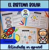 El sistema solar | Solar System Activities in Spanish