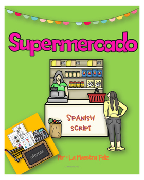 Preview of Spanish speaking. .El supermercado / The Supermarket