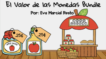 Preview of El Valor de las Monedas Bundle (Google Slide, Touch-Friendly Activities)