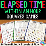 Elapsed Time Worksheet Games to the Hour Within One Hour P