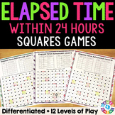 Elapsed Time Games Worksheets Activity for Practice Within