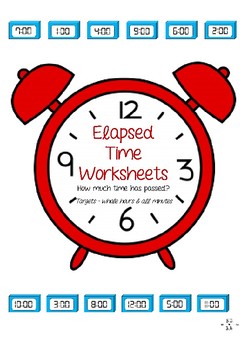 Preview of Elapsed Time Worksheets